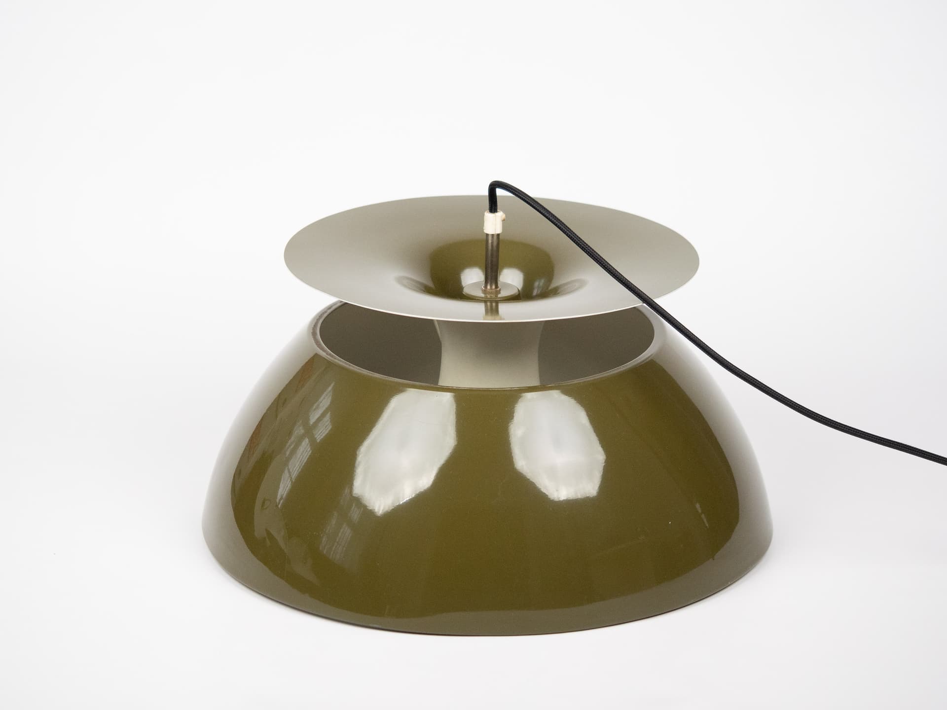 Lampa wisząca, Space Age, multikolor, metal, proj. J. Høj, Holmegaard, Dania, lata 70. - 239976