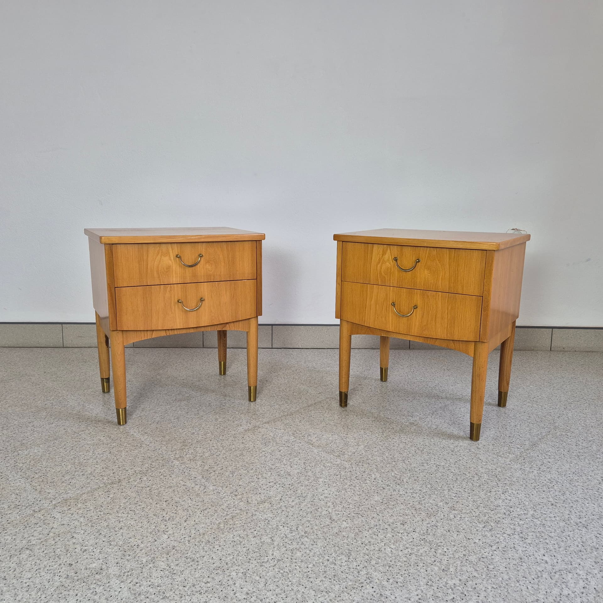 Para szafek nocnych, brąz, Szwecja, lata 60. - 240094