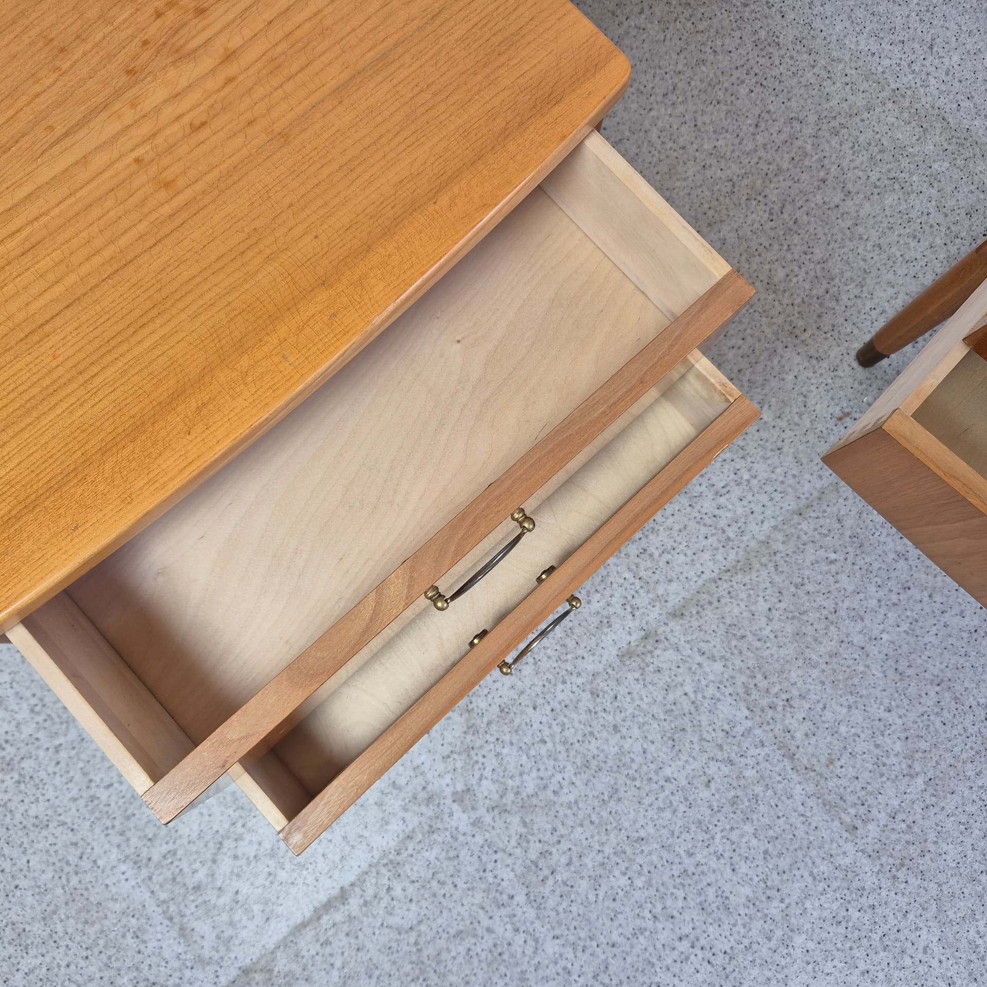 Para szafek nocnych, brąz, Szwecja, lata 60. - 240103