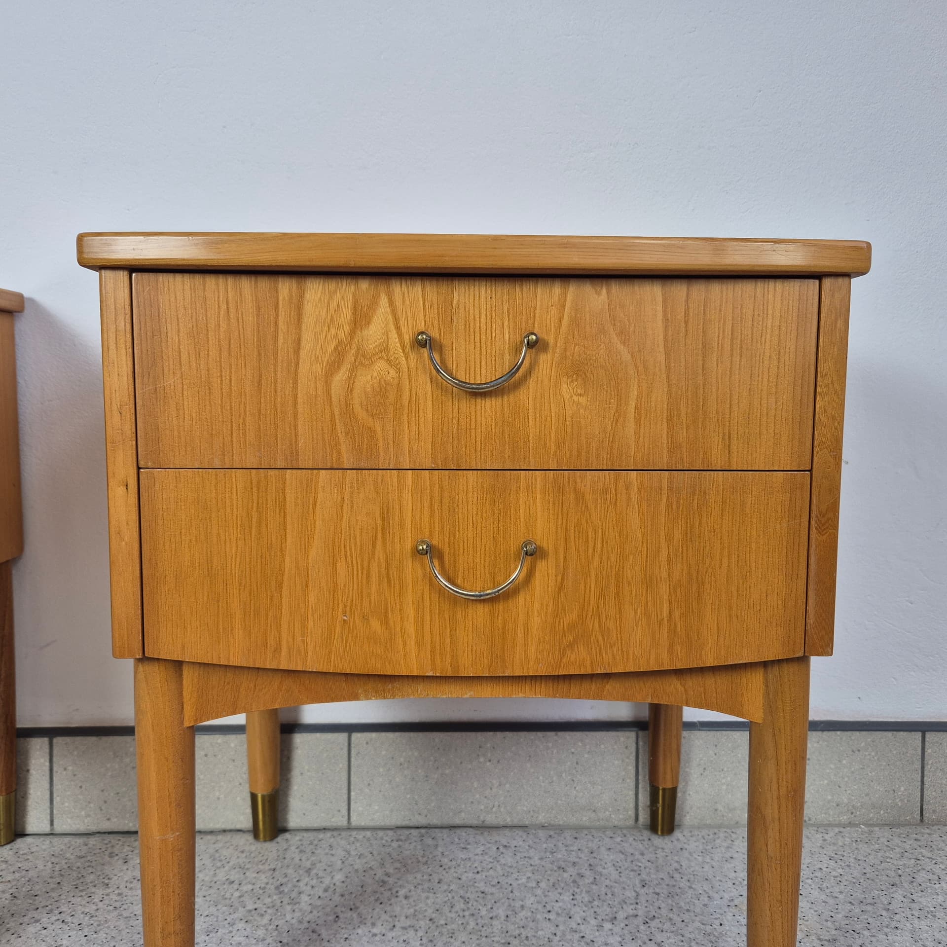 Para szafek nocnych, brąz, Szwecja, lata 60. - 240100