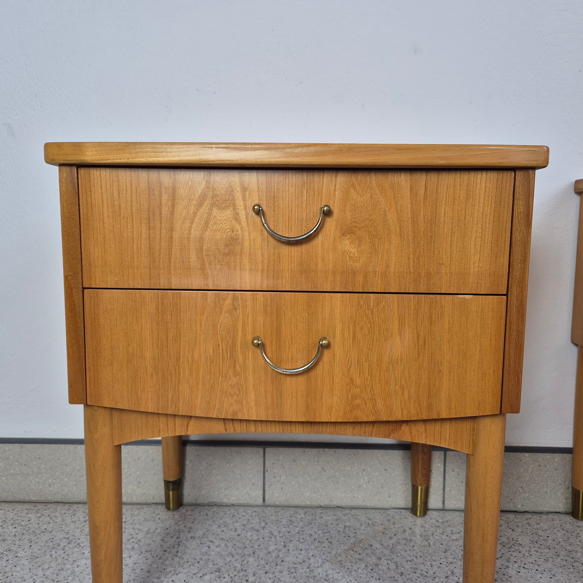 Para szafek nocnych, brąz, Szwecja, lata 60. - 240098