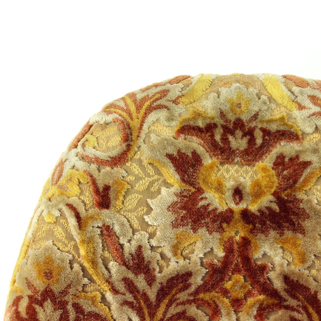 Krzesło Shell, velvet multicolor, dąb, proj. M. Navratil, Czechosłowacja, lata 60. - 240111