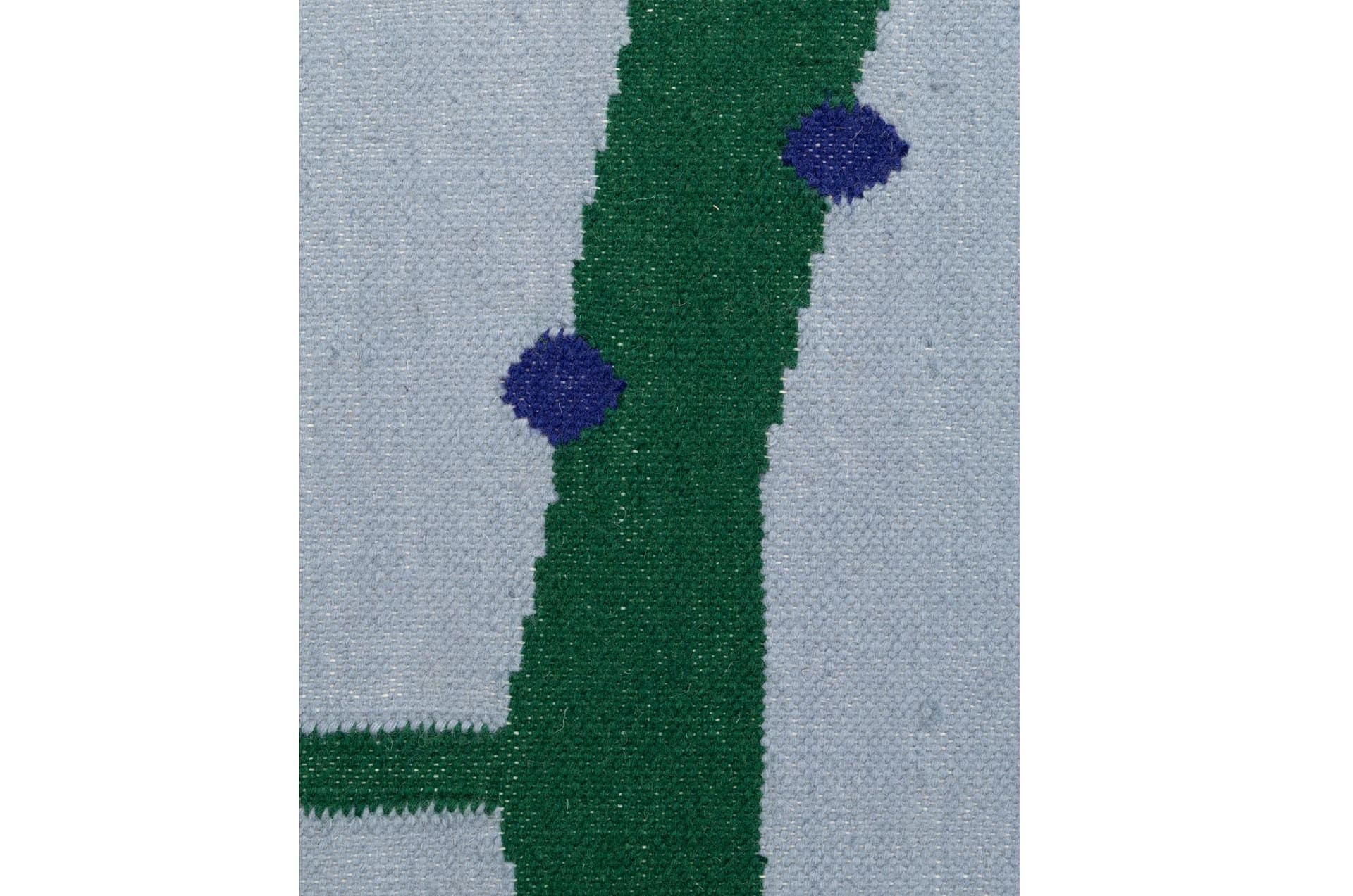 Kilim Rio Green 160x230 cm, proj. M. Konopacka, wełna, Carpets & More - 240267