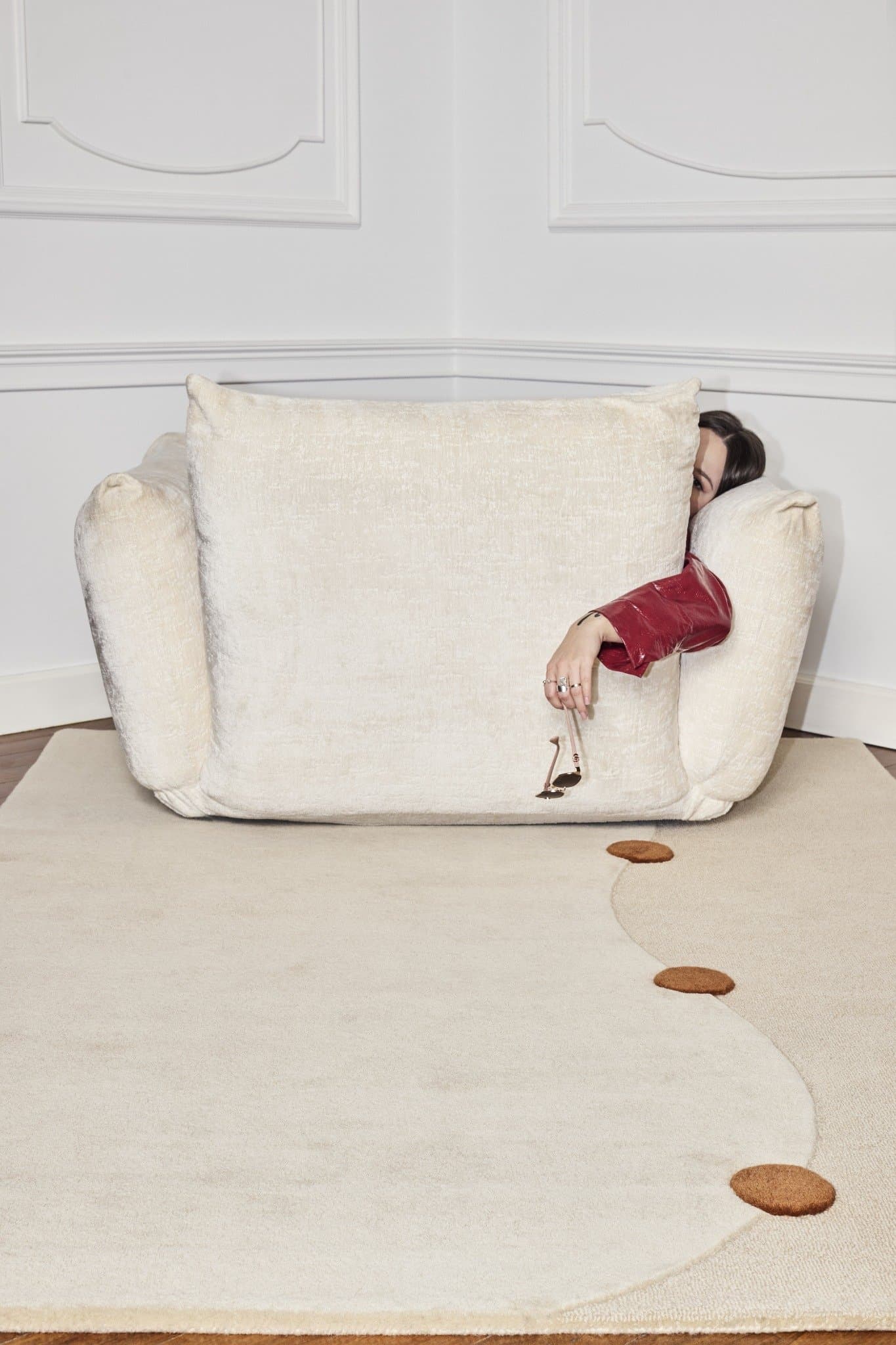 Kilim Rio Green 240x340 cm, proj. M. Konopacka, wełna, Carpets & More - 242692