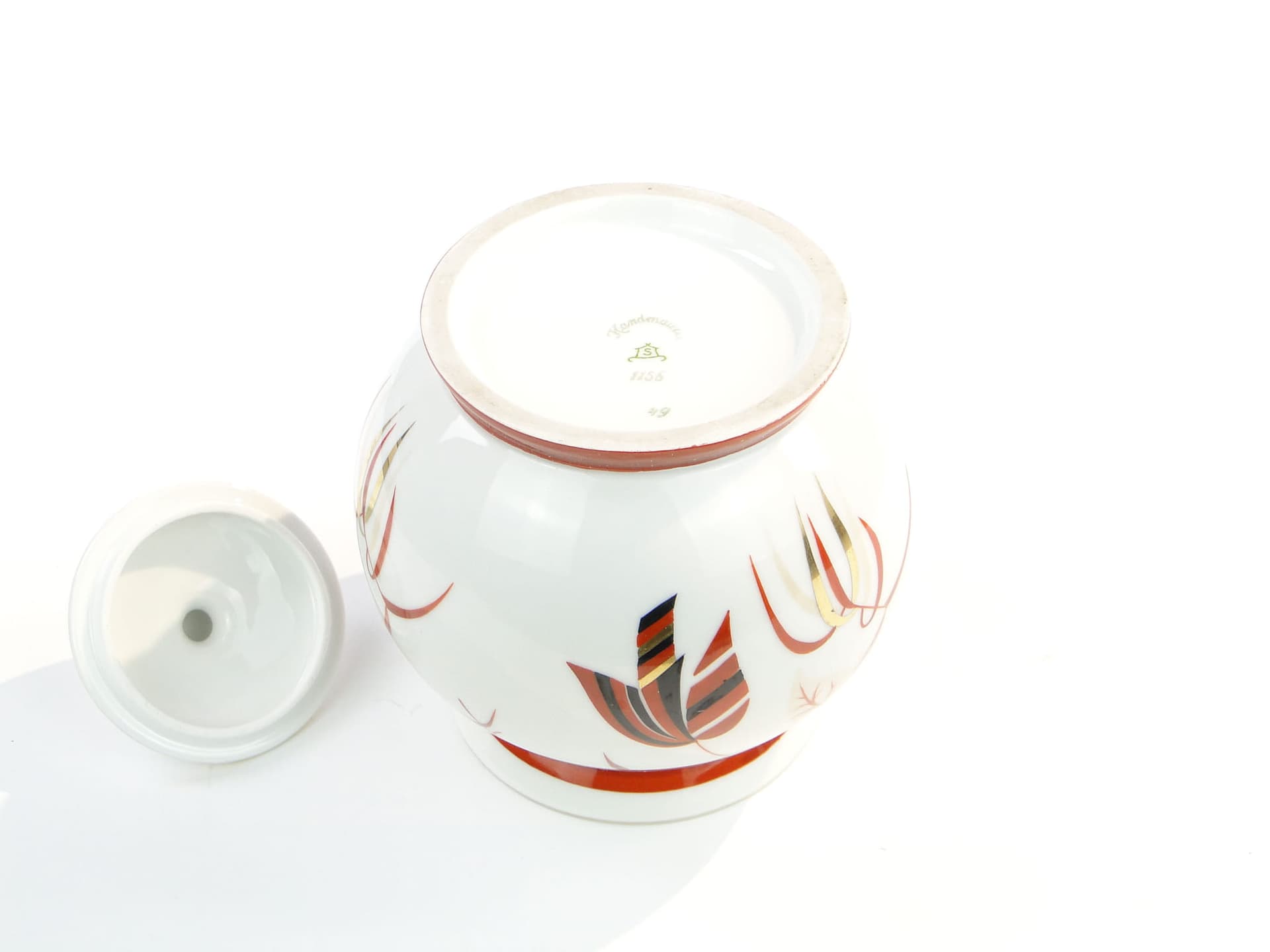 Bomboniera Art Deco, porcelana biała, Niemcy, lata 20. - 240360
