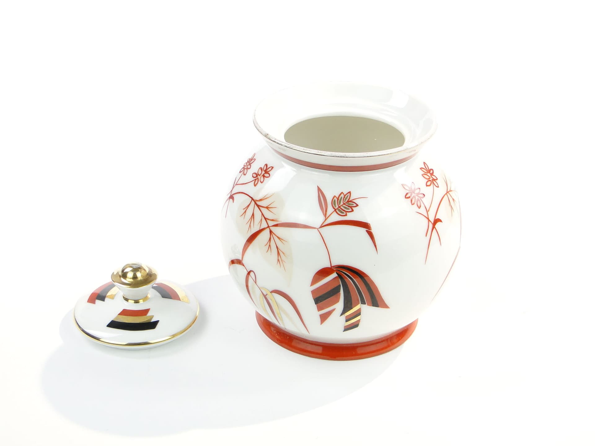 Bomboniera Art Deco, porcelana biała, Niemcy, lata 20. - 240358