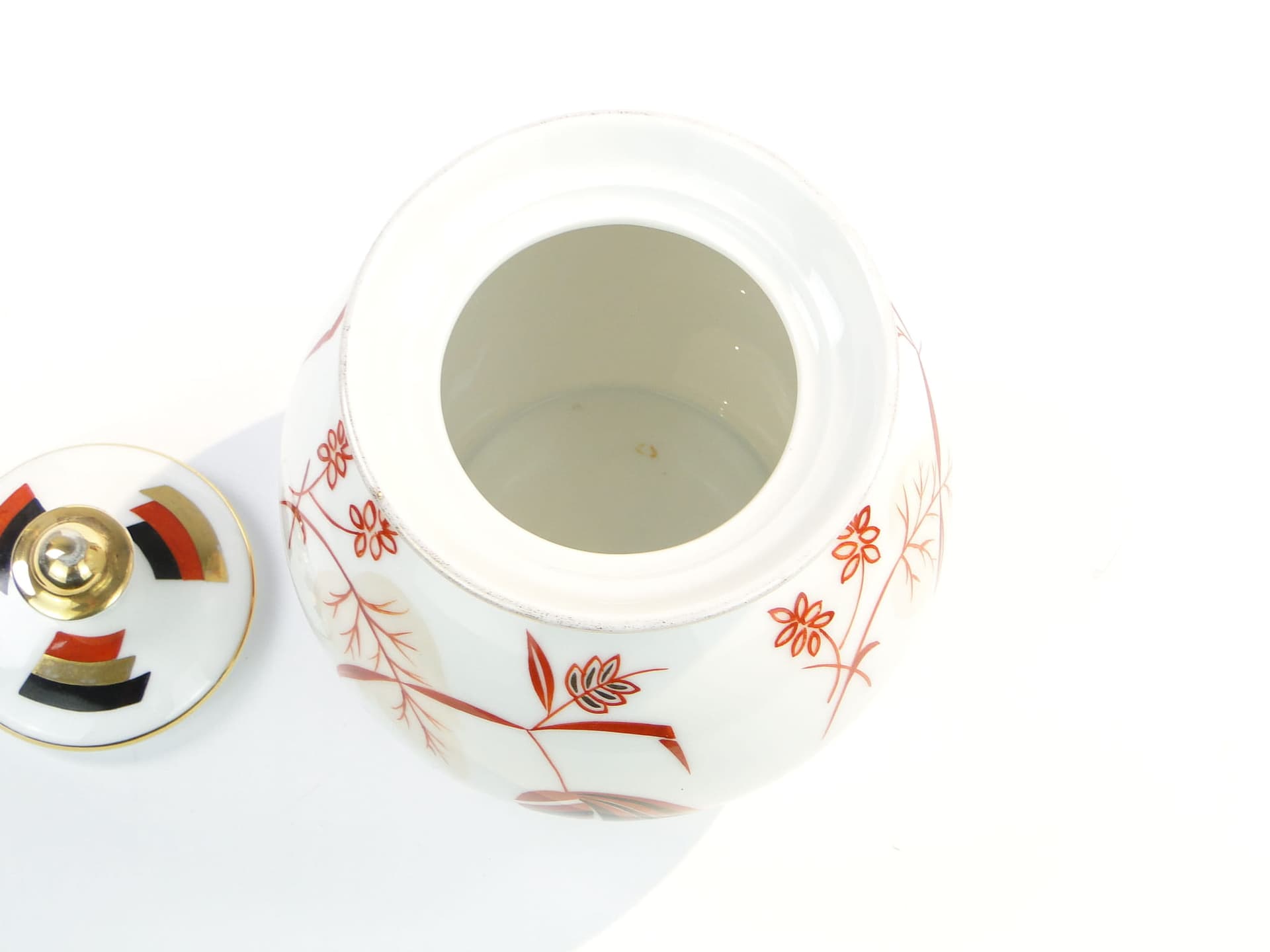 Bomboniera Art Deco, porcelana biała, Niemcy, lata 20. - 240359