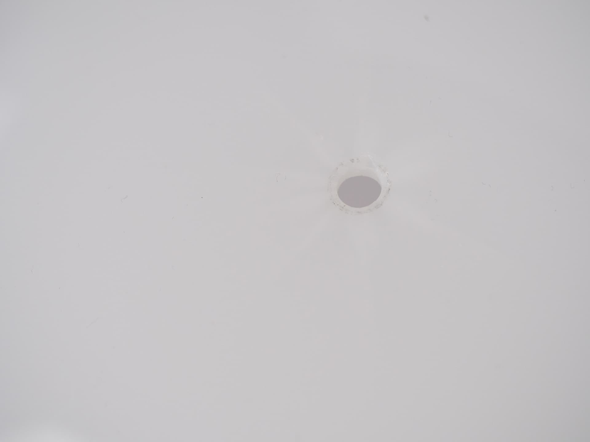 Lampa stołowa Panthella, plastik biały, plastik beżowy, proj. V. Panton, Louis Poulsen, Dania, lata 70. - 241407