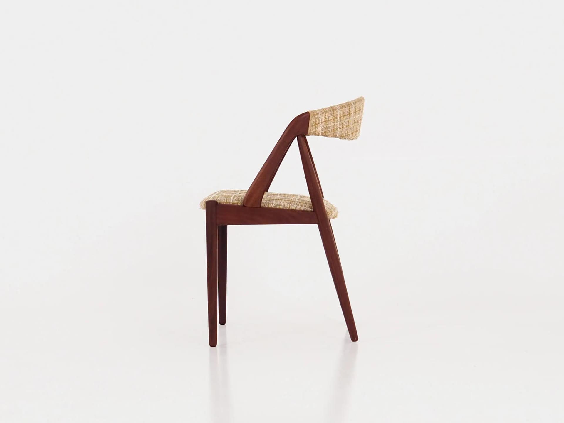 Set of four chairs Model 31, dark teak, by K. Kristiansen, Denmark, 1970s. - 17881