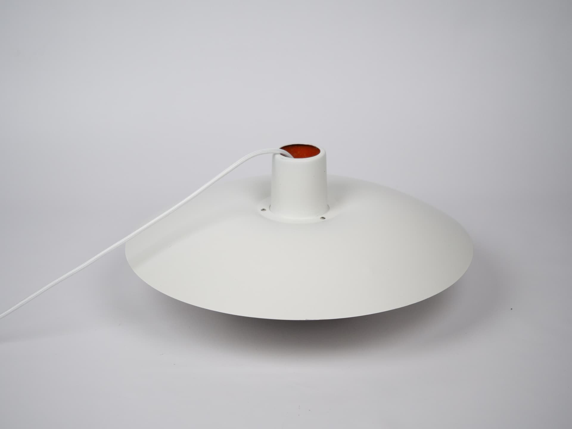 Lampa wisząca PH 4/3, biały, aluminium, proj. P. Henningsen, Louis Poulsen, Dania, lata 90. - 242663