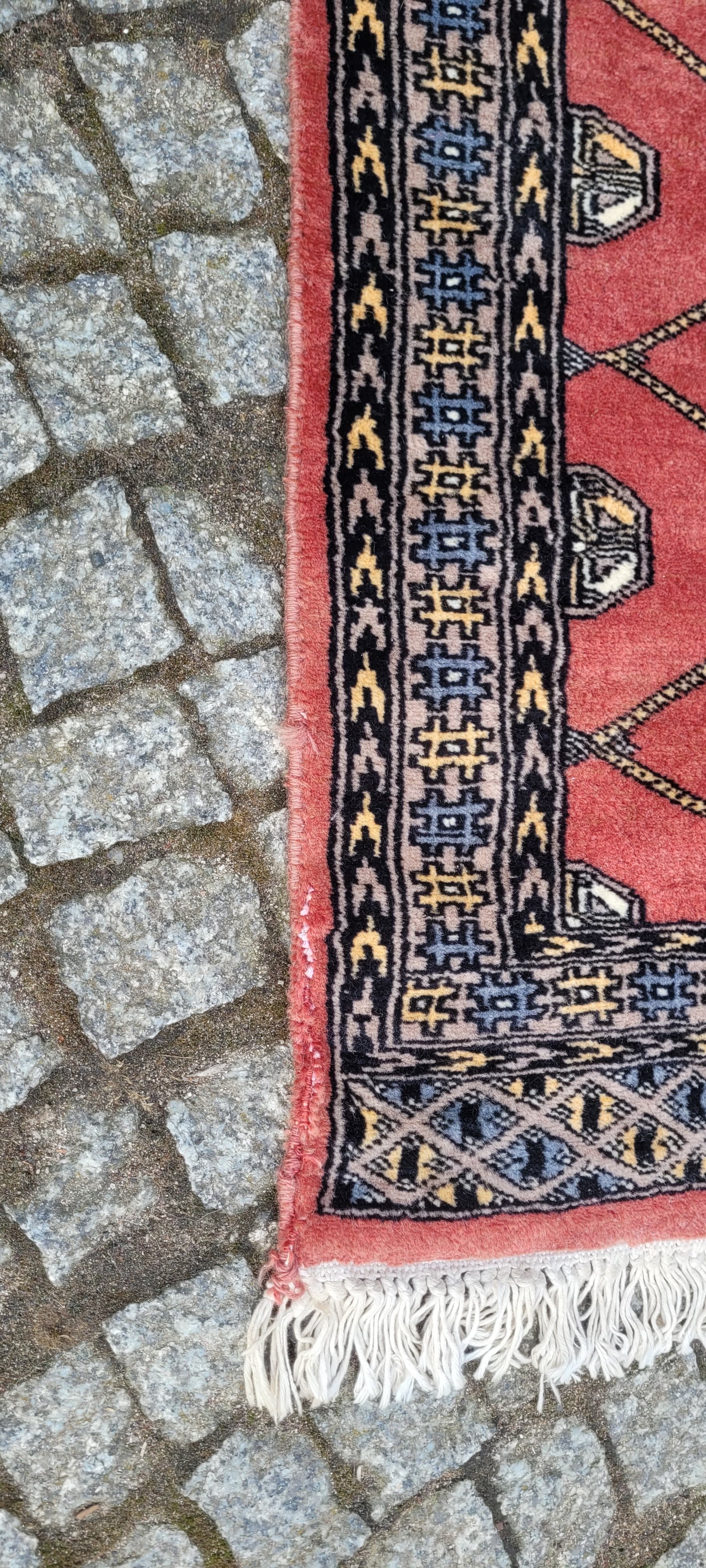 Dywan Buchara 140x60 cm, czerwony, wełna, Pakistan - 242839