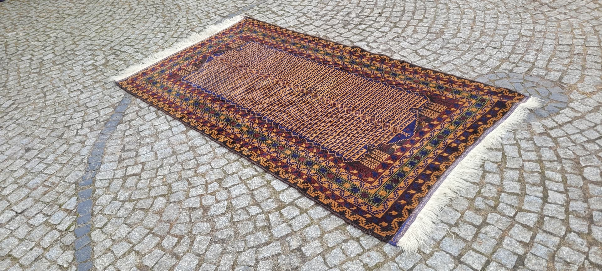 Dywan Beluch, 110x215 cm, multikolor, wełna, Afganistan - 242863