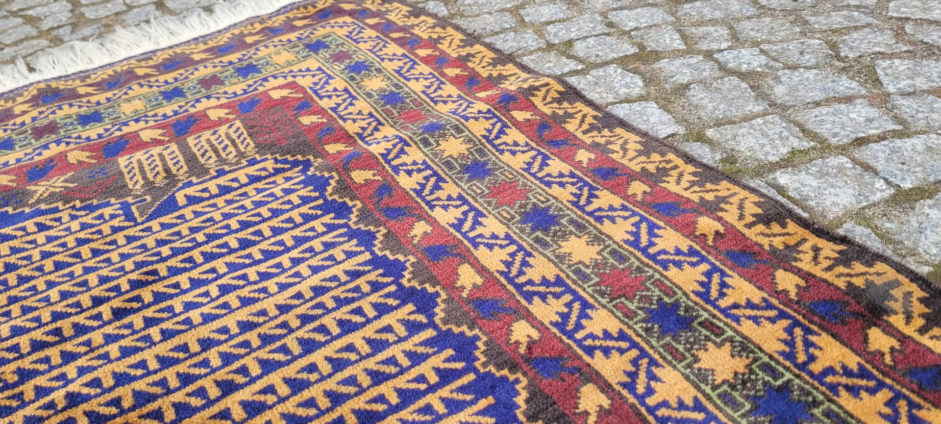 Dywan Beluch, 110x215 cm, multikolor, wełna, Afganistan - 242864