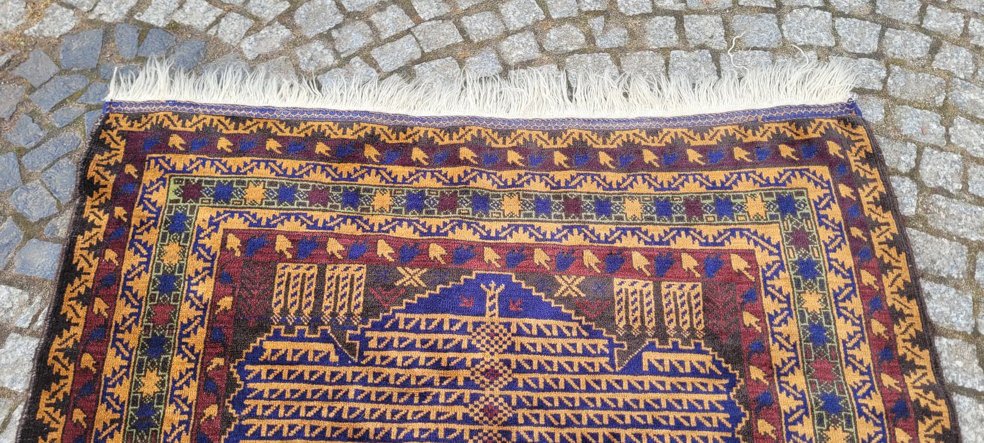 Dywan Beluch, 110x215 cm, multikolor, wełna, Afganistan - 242871