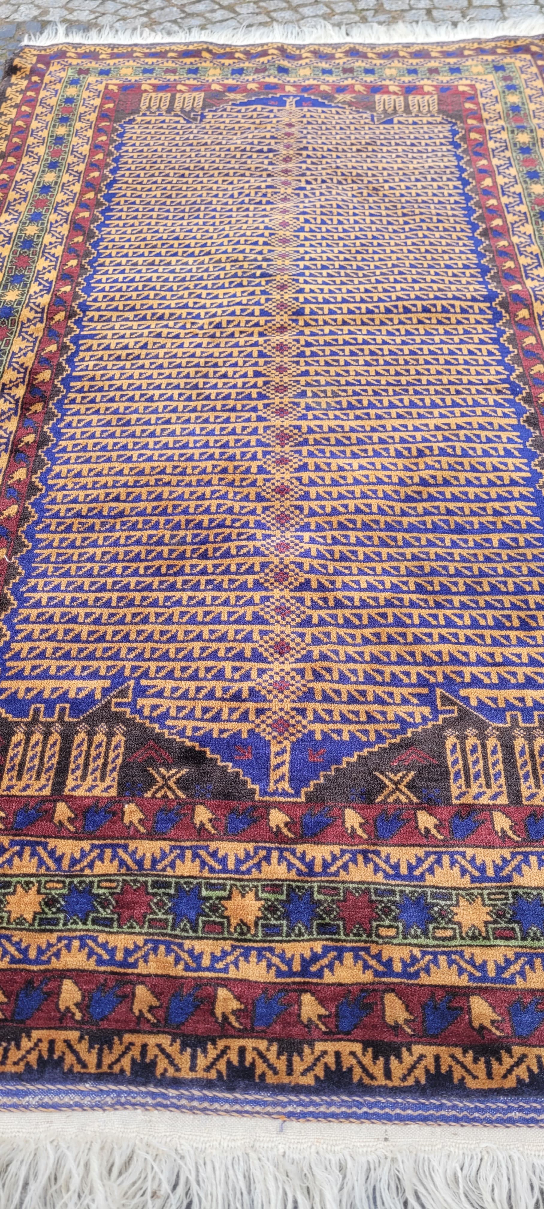 Dywan Beluch, 110x215 cm, multikolor, wełna, Afganistan - 242868