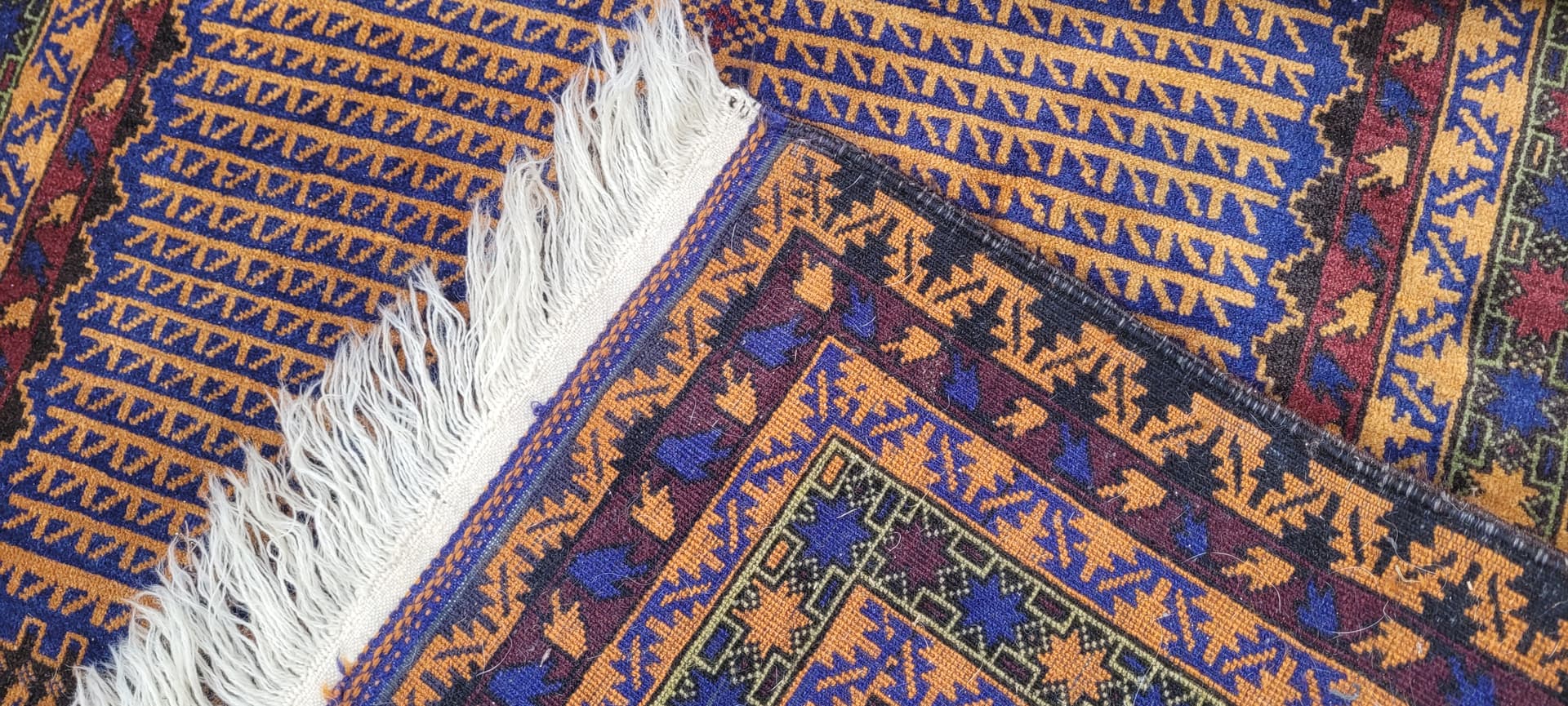 Dywan Beluch, 110x215 cm, multikolor, wełna, Afganistan - 242872