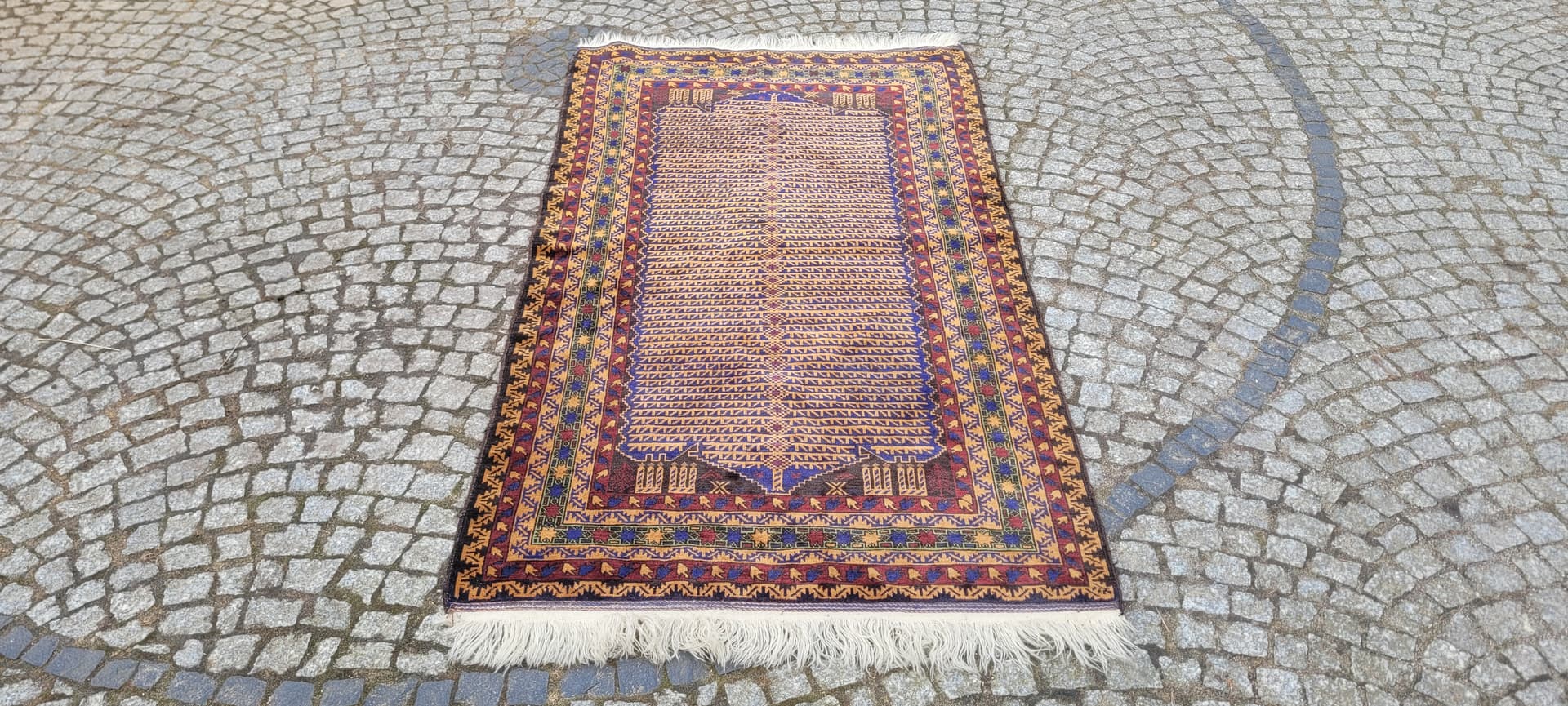 Dywan Beluch, 110x215 cm, multikolor, wełna, Afganistan - 242860