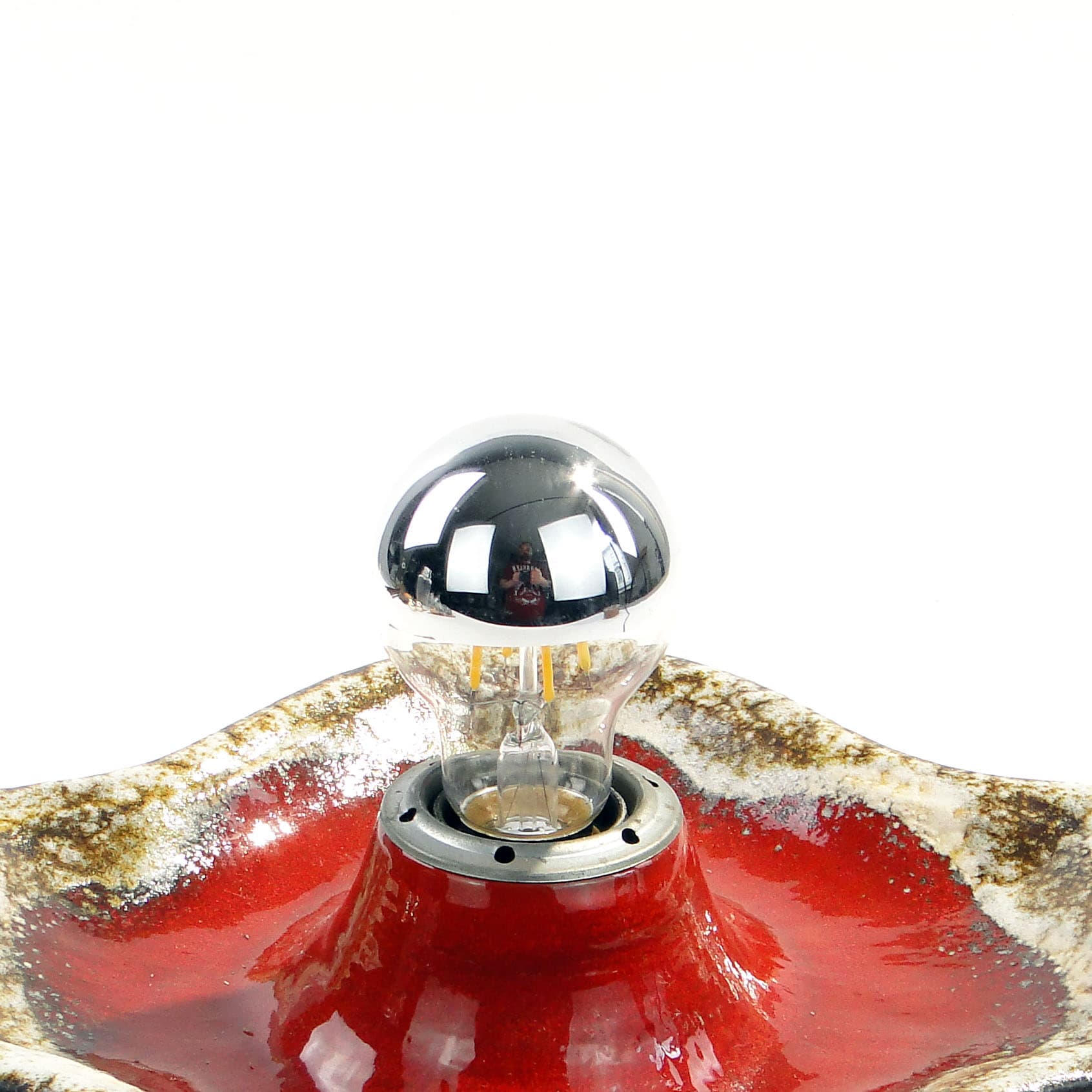 Kinkiet, ceramika czerwona, Niemcy, lata 70. - 1788