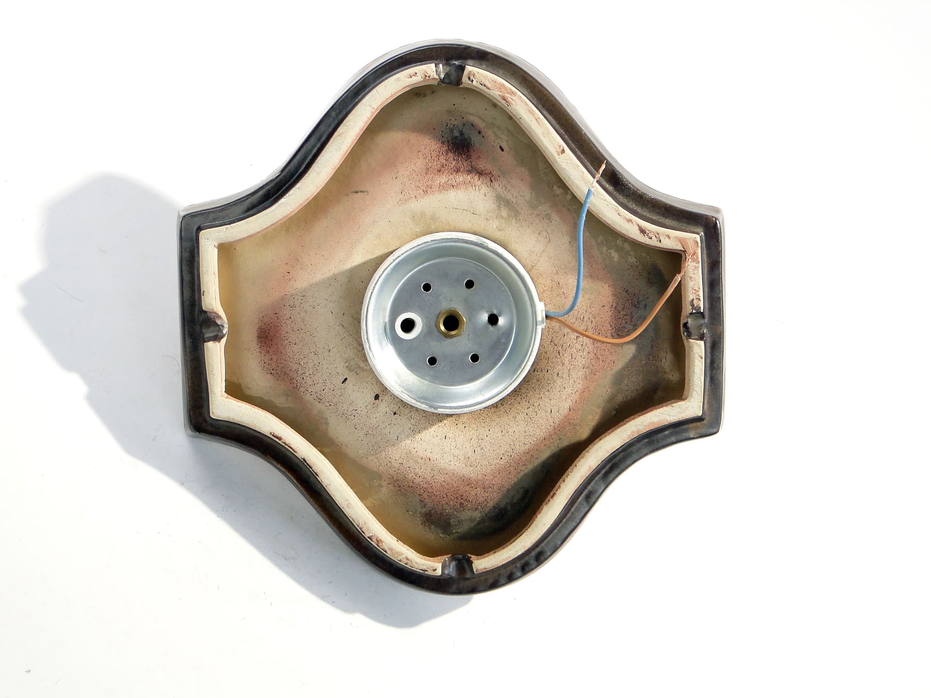 Kinkiet, ceramika czerwona, Niemcy, lata 70. - 1792