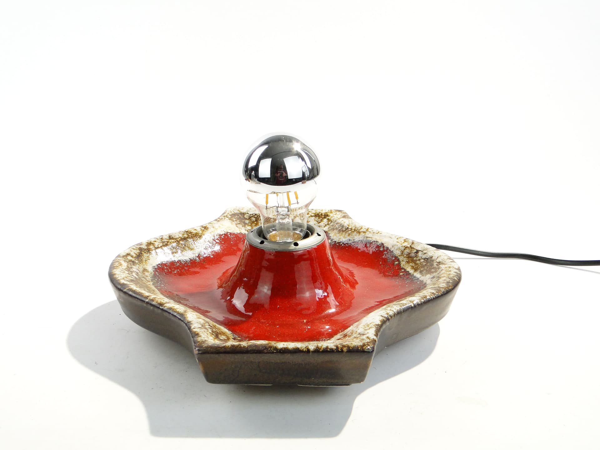 Kinkiet, ceramika czerwona, Niemcy, lata 70. - 1791