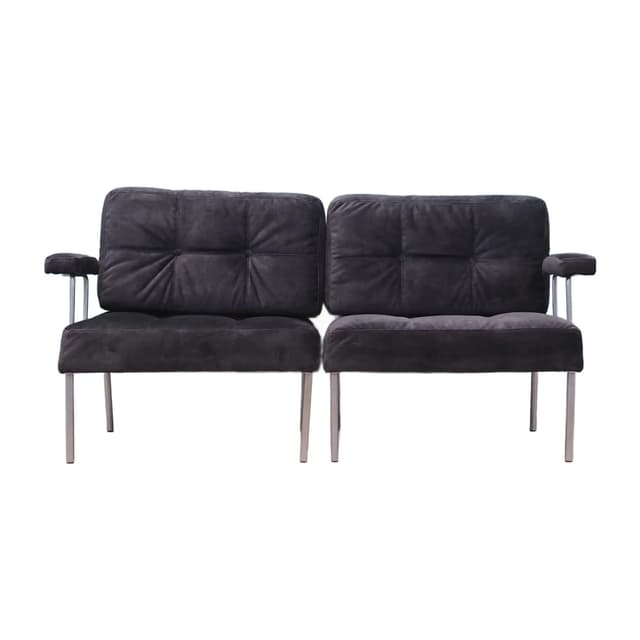 Sofa modułowa, velvet szary, chrom, proj. P. Cadovius, France & Son, Dania, lata 60. - WYMIARY