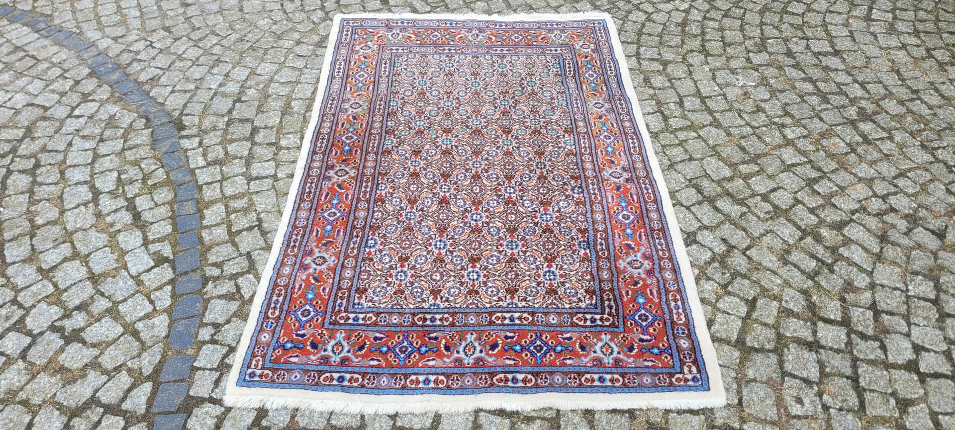 Dywan perski Moud 157x103 cm, multikolor, wełna, Iran, lata 70. - 243290