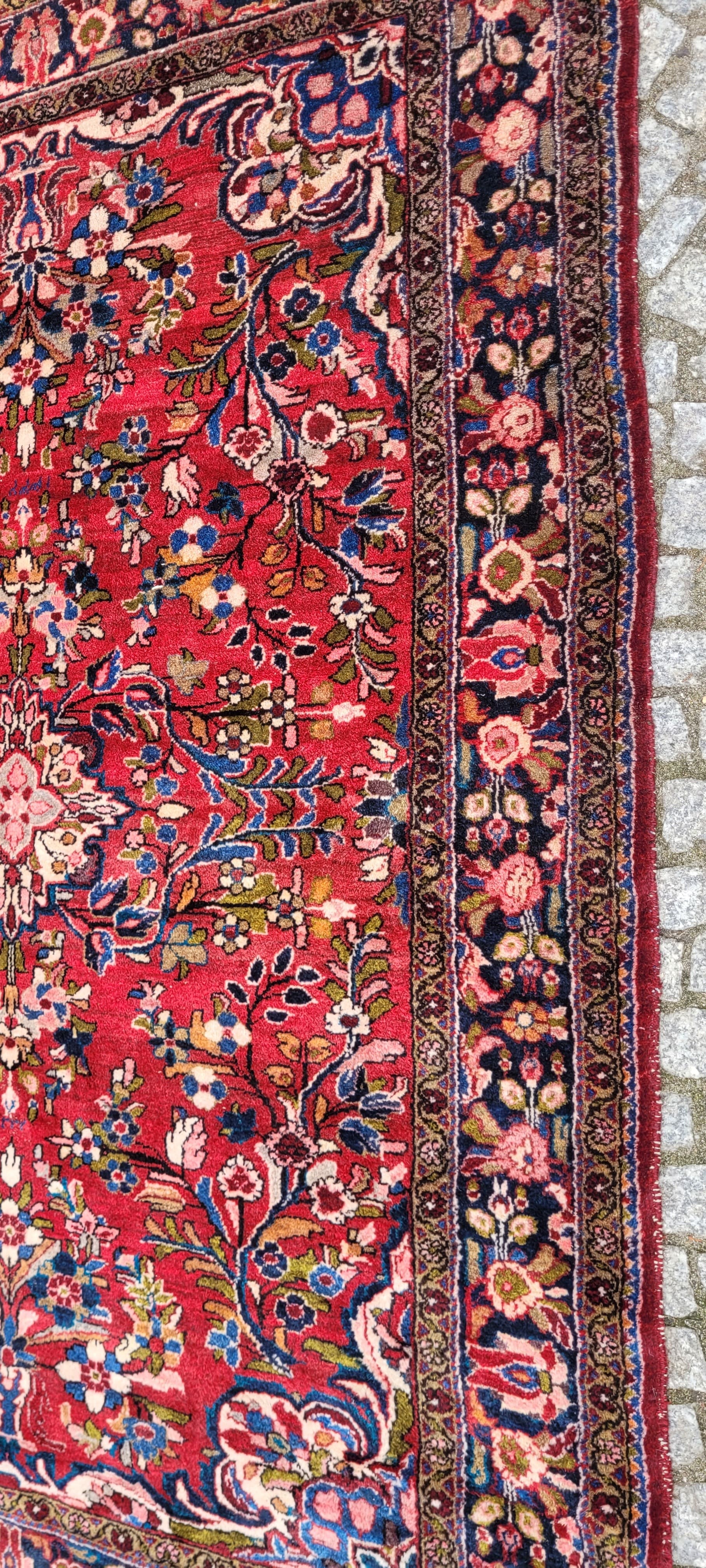 Rug Sarough 210x153 cm, multicolor wool, Iran, early 20th c. - 243476