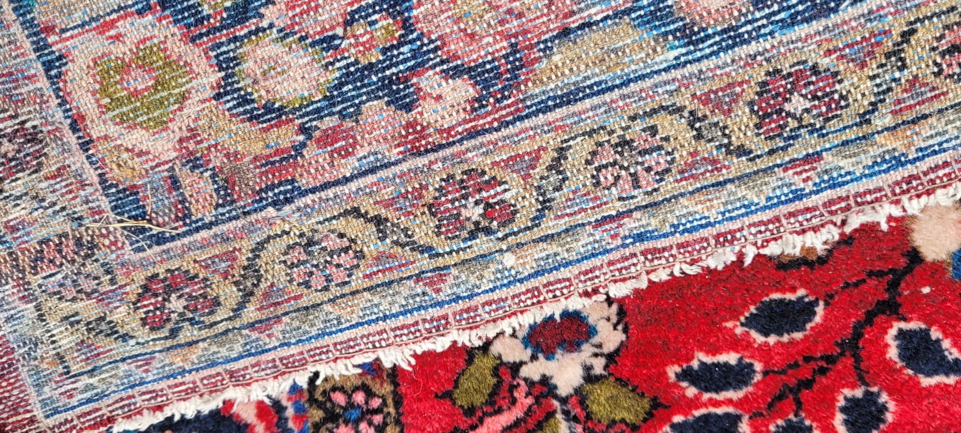 Rug Sarough 210x153 cm, multicolor wool, Iran, early 20th c. - 243469