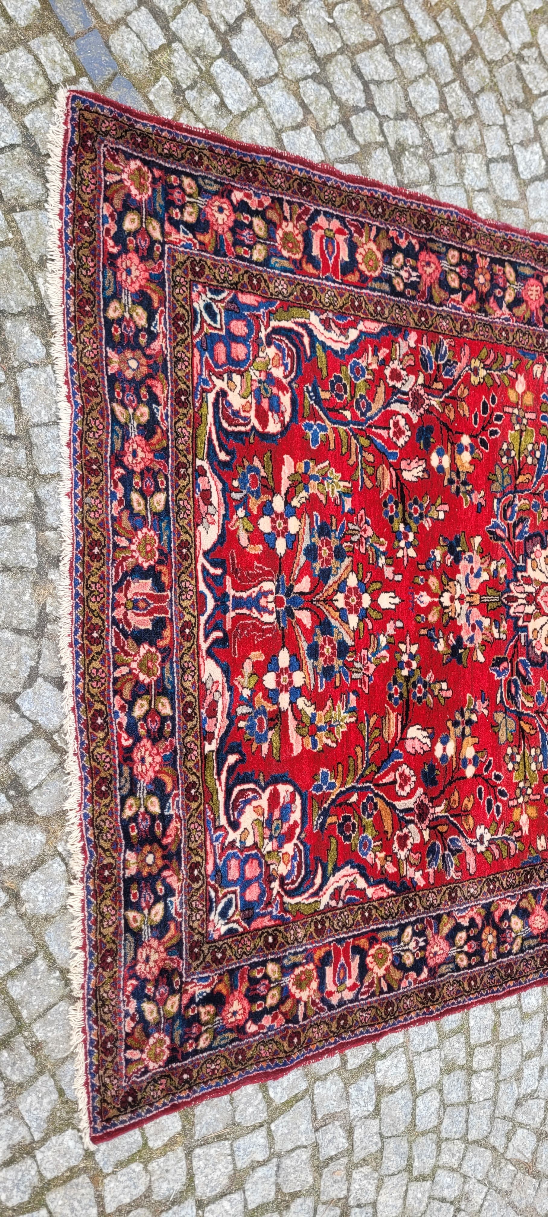 Rug Sarough 210x153 cm, multicolor wool, Iran, early 20th c. - 243474