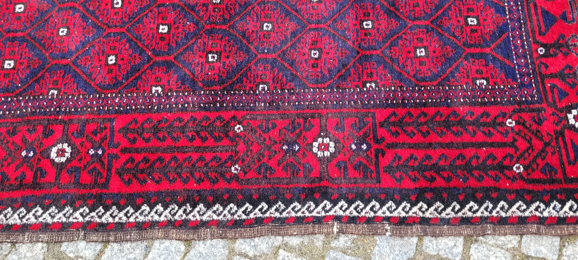 Dywan Beluch, 92x160 cm, czerwony, wełna, Iran, lata 80. - 243499