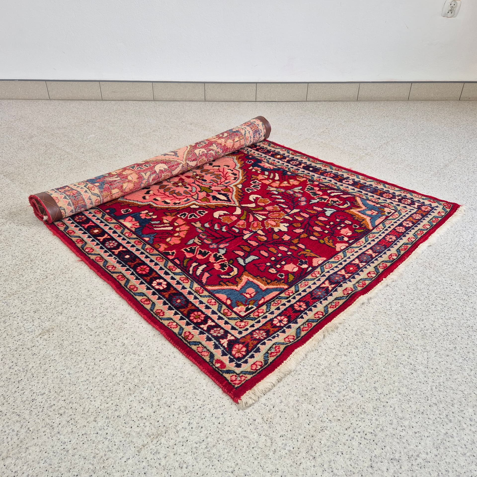 Dywan Lilian 180x110 cm, multikolor, wełna, Iran, lata 60. - 243523