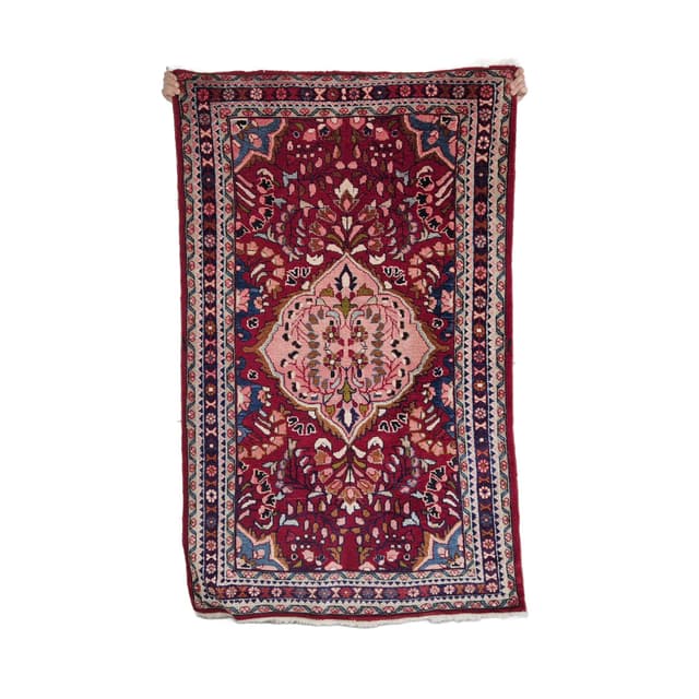 Dywan Lilian 180x110 cm, multikolor, wełna, Iran, lata 60. - WYMIARY