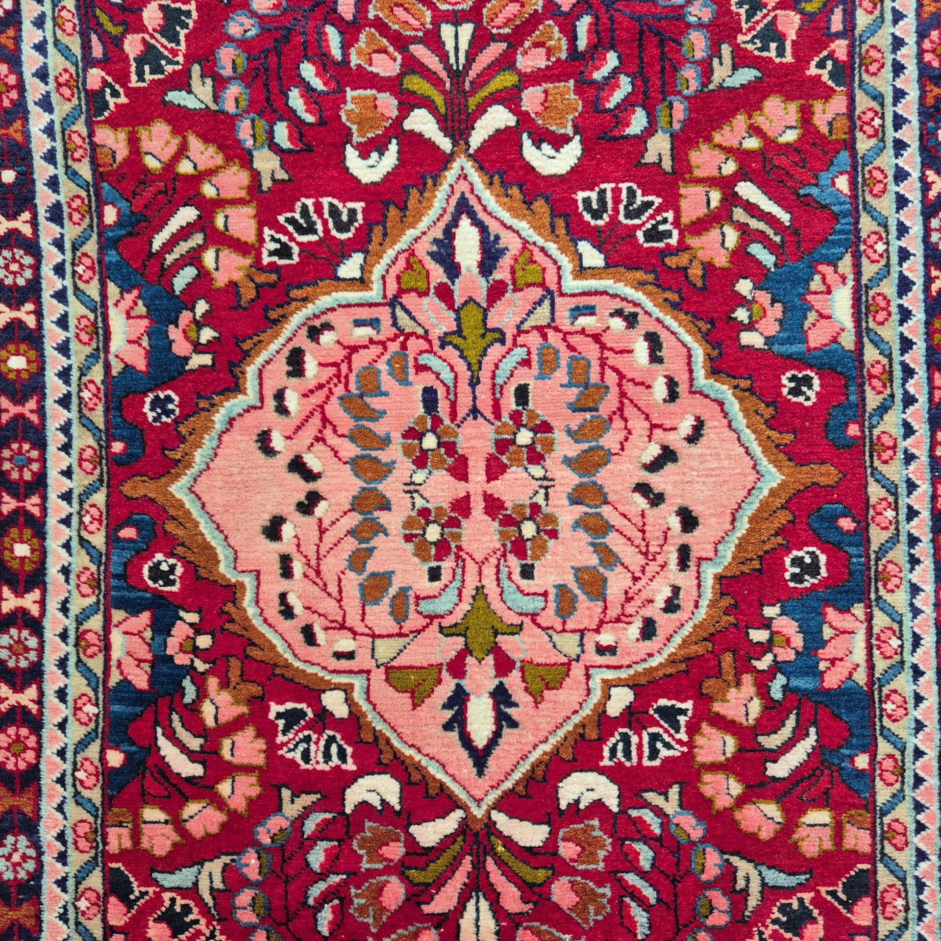 Dywan Lilian 180x110 cm, multikolor, wełna, Iran, lata 60. - 243527