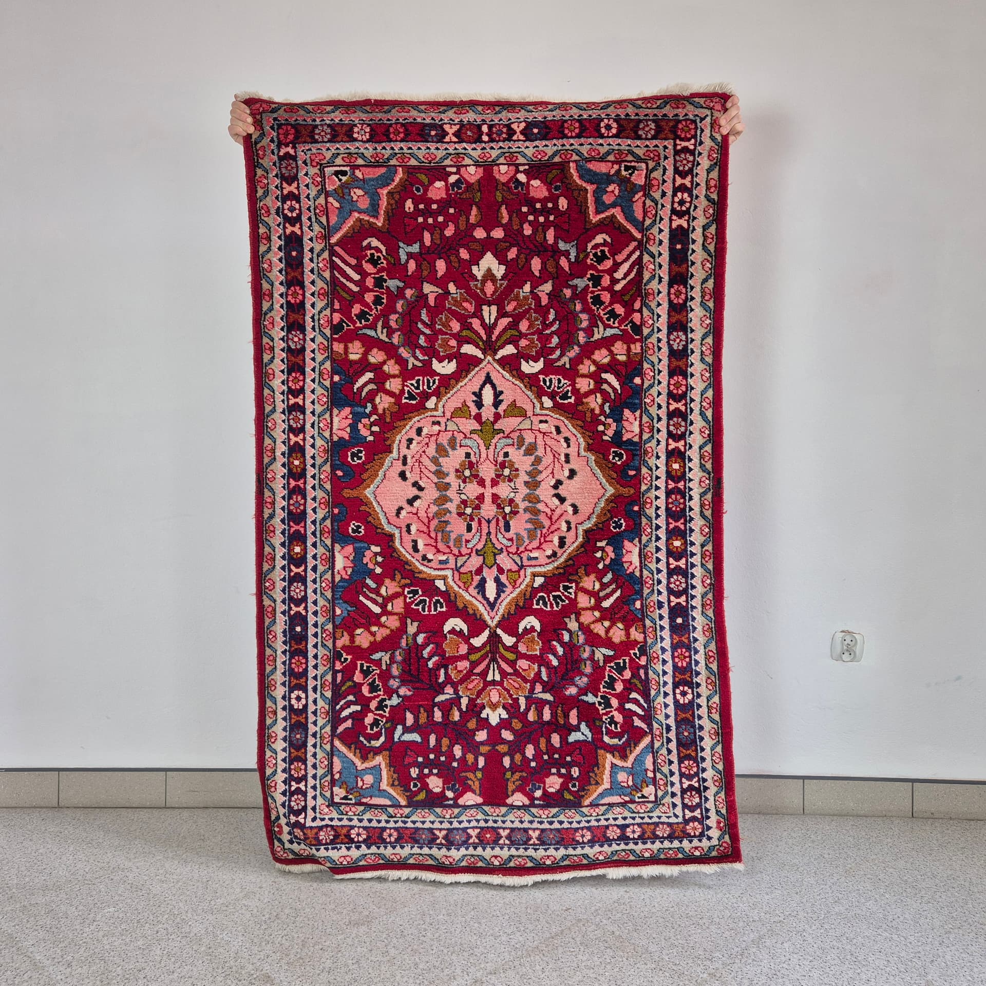 Dywan Lilian 180x110 cm, multikolor, wełna, Iran, lata 60. - 243520