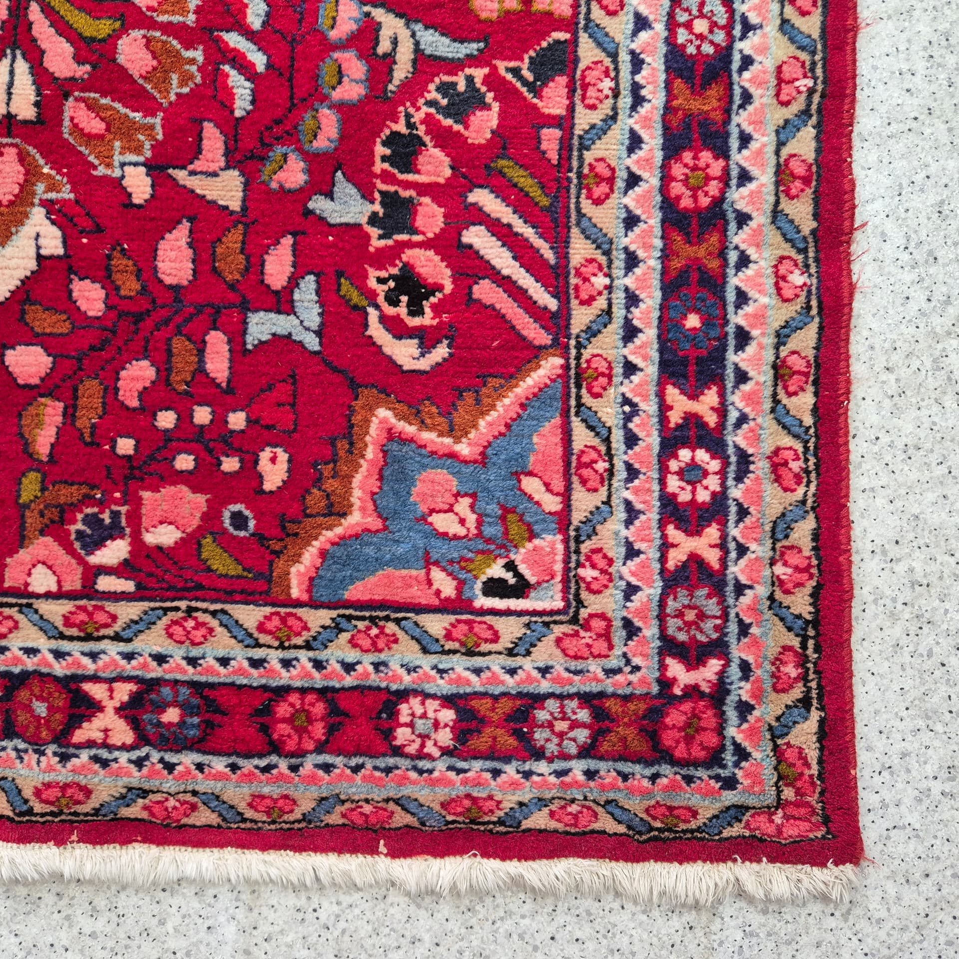 Dywan Lilian 180x110 cm, multikolor, wełna, Iran, lata 60. - 243526