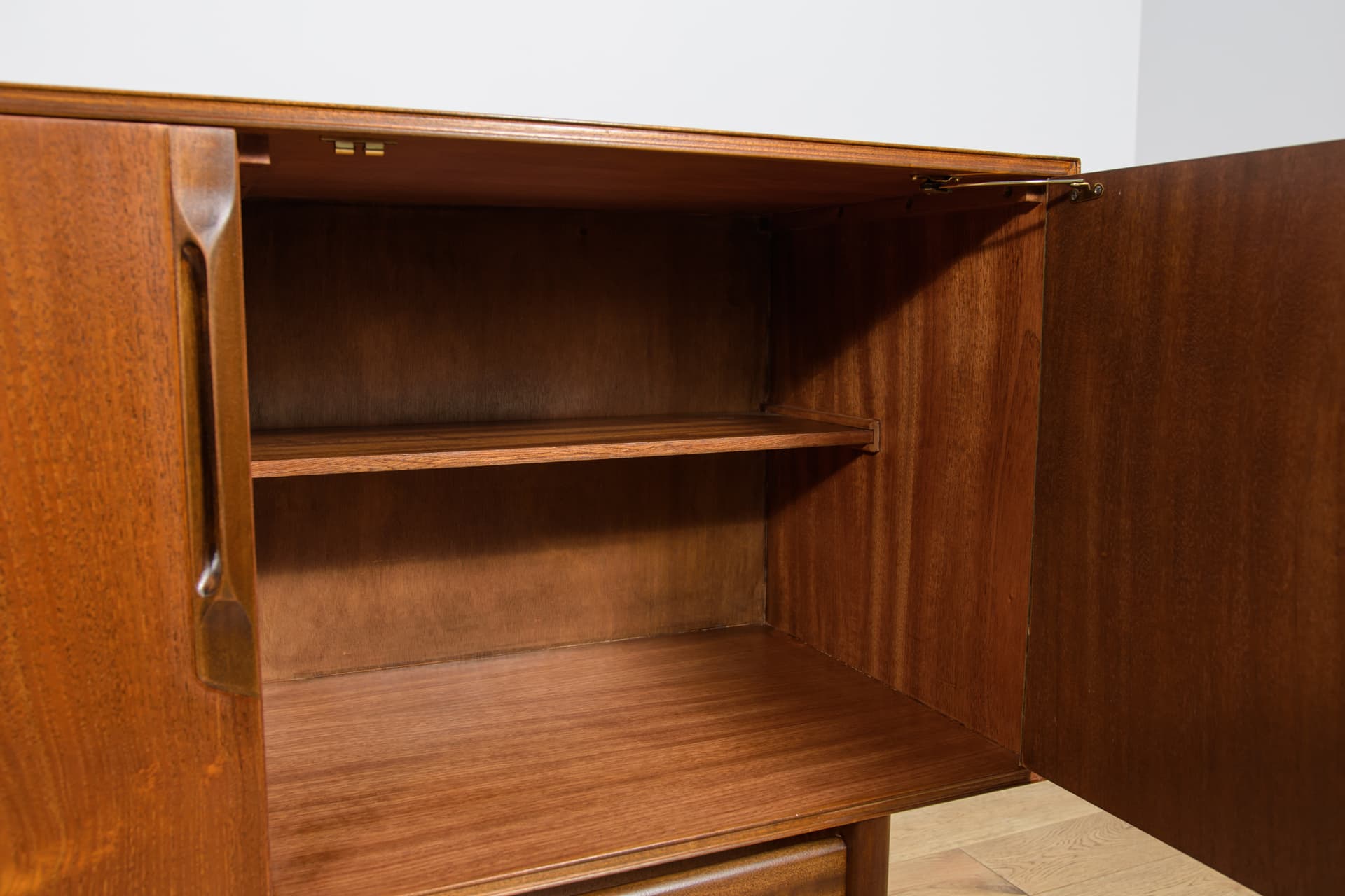 Komoda, teak brązowy, McIntosh, Wielka Brytania, lata 60. - 243574