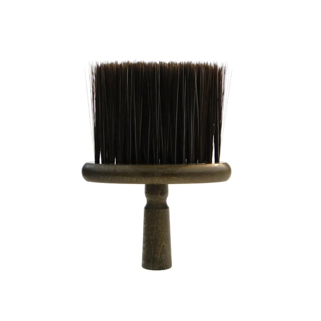 Miotełka do okruchów, ciemny brąz, drewno akacja, Polska, lata 20. - WYMIARY