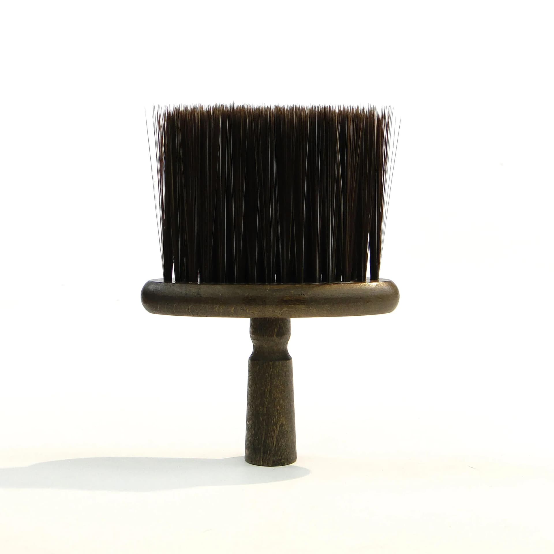 Miotełka do okruchów, ciemny brąz, drewno akacja, Polska, lata 20. - 18051
