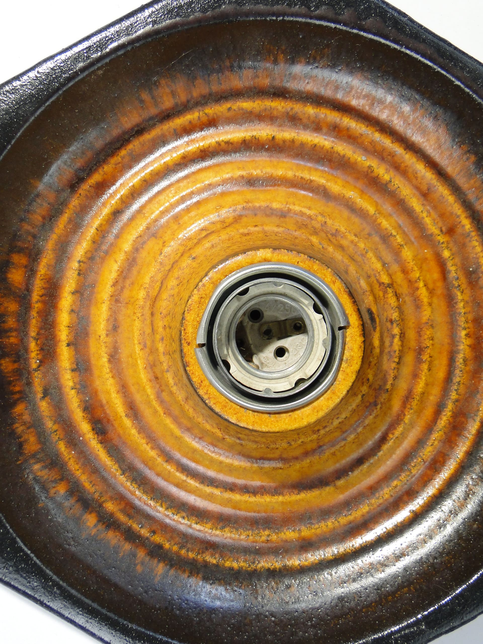 Wall sconce PAN Keramik, yellow ceramics, Germany, 1970s. - 1821