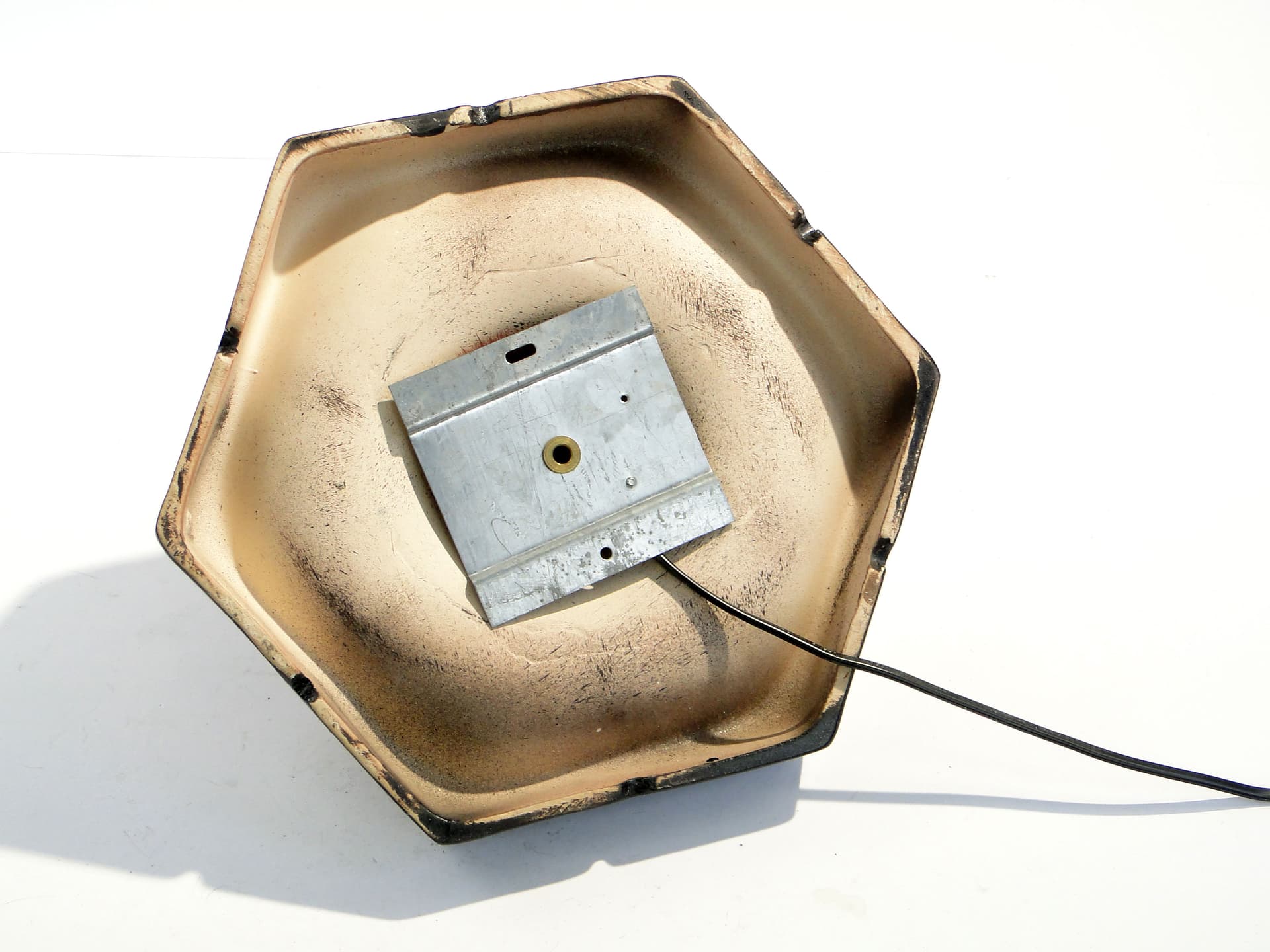 Wall sconce PAN Keramik, yellow ceramics, Germany, 1970s. - 1819