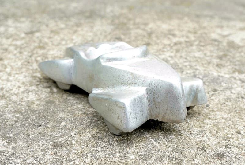 Popielnica Streamline Roadster, srebro, aluminium, Francja, lata 30. - 18550