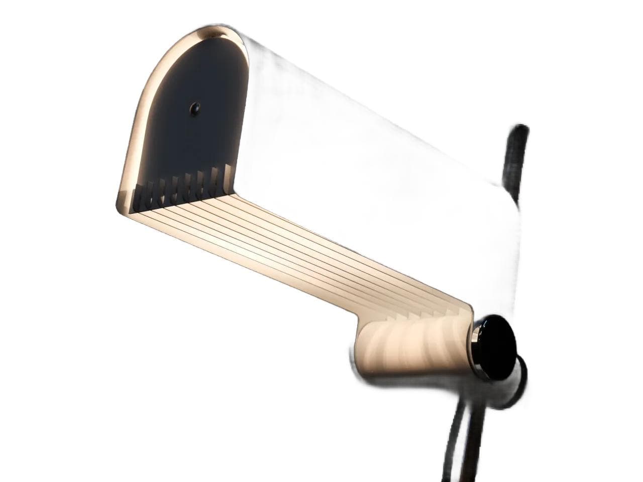 White Minimalist Desk Lamp, by W. Braun Feldweg for Doria, Germany, 1960s - 18507