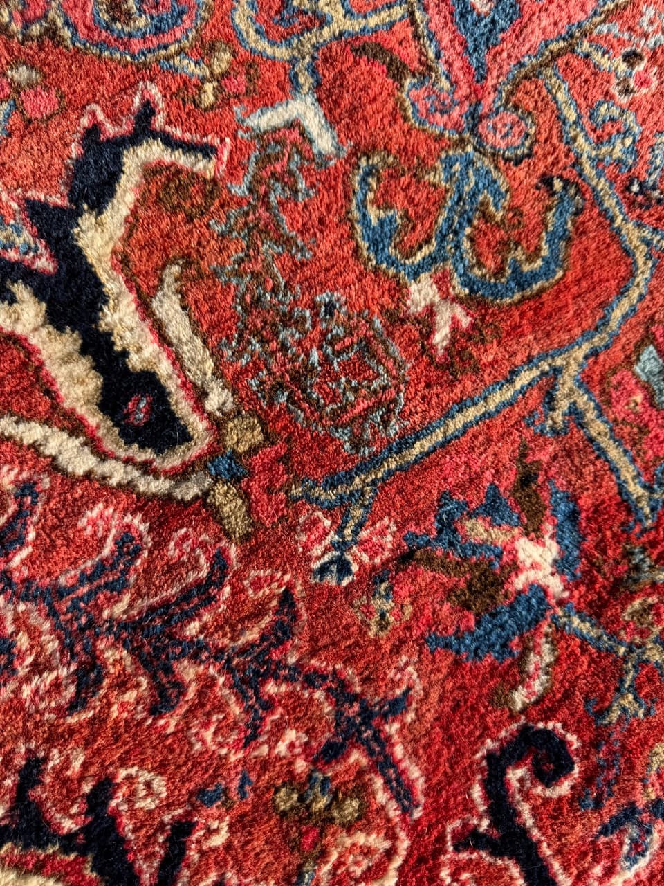 Rug Heriz 350x270 cm, red, wool, Iran, 1980s. - 250345