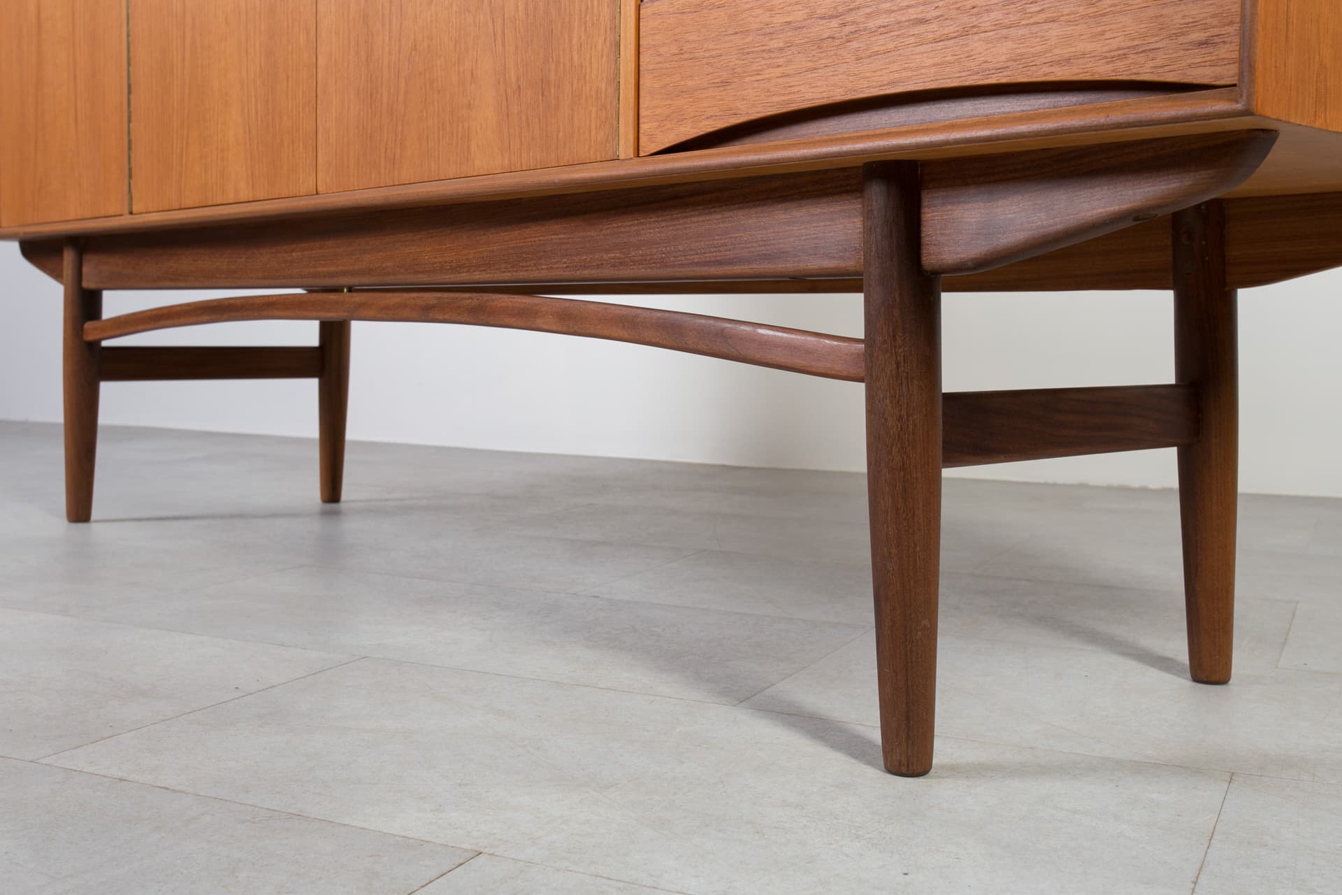 Komoda, teak brązowy, proj. G. Bahus, Norwegia, lata 60. - 1866