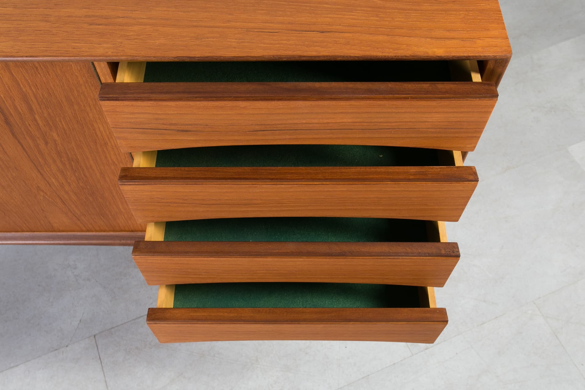 Komoda, teak brązowy, proj. G. Bahus, Norwegia, lata 60. - 1864