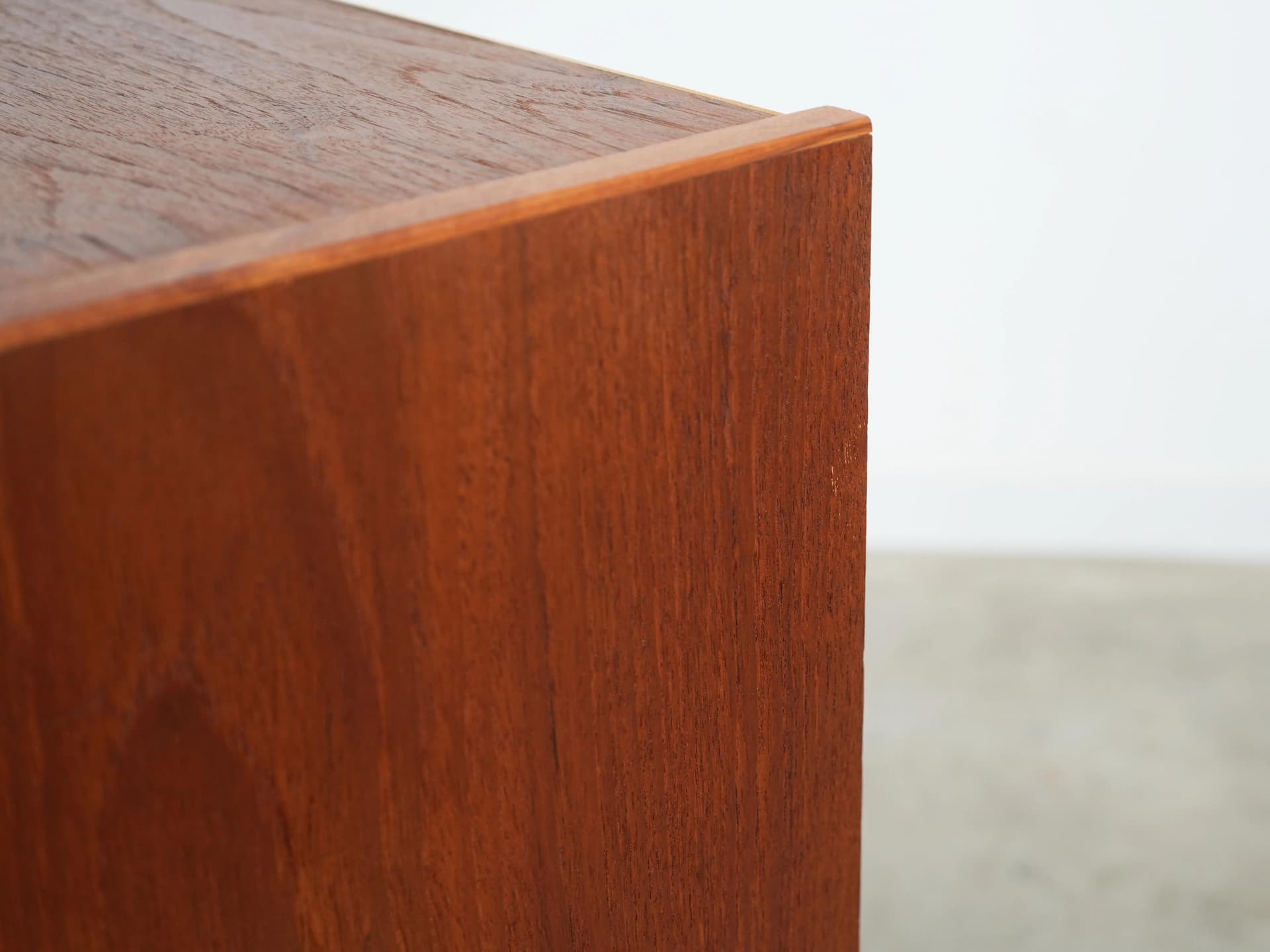 Bookcase, orange teak, Denmark, 1970s - 18314