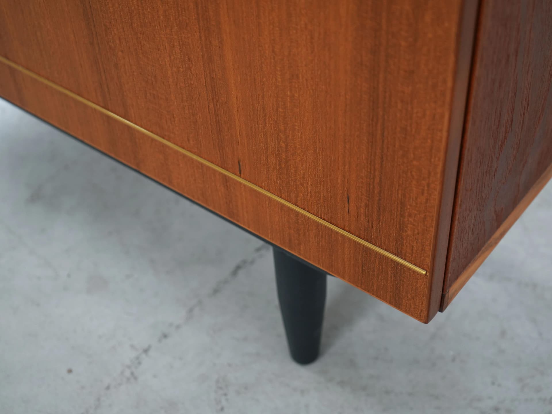 Bookcase, orange teak, Denmark, 1970s - 18312