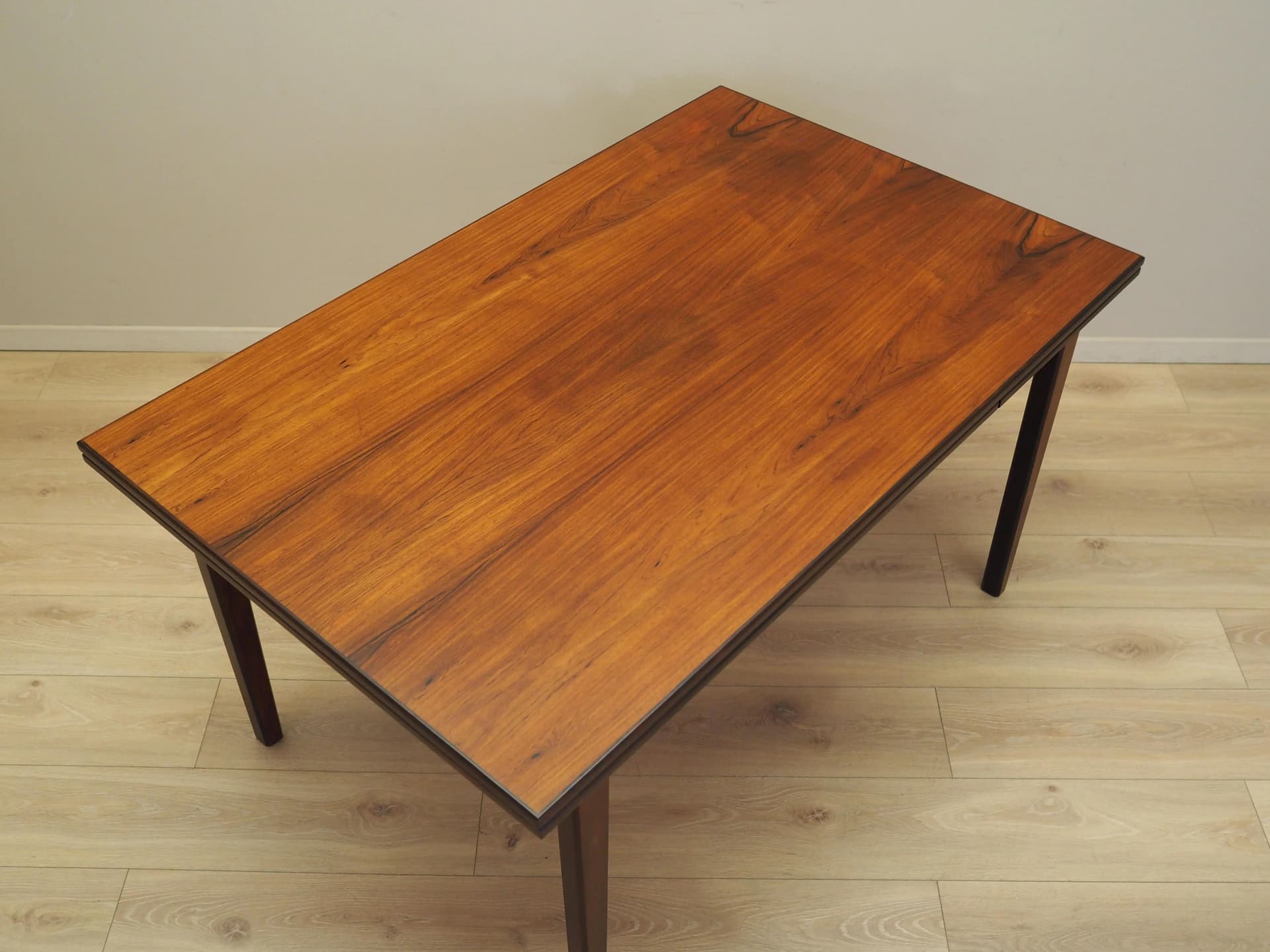 Rectangular table, brown rosewood, Denmark, 1970s. - 18261