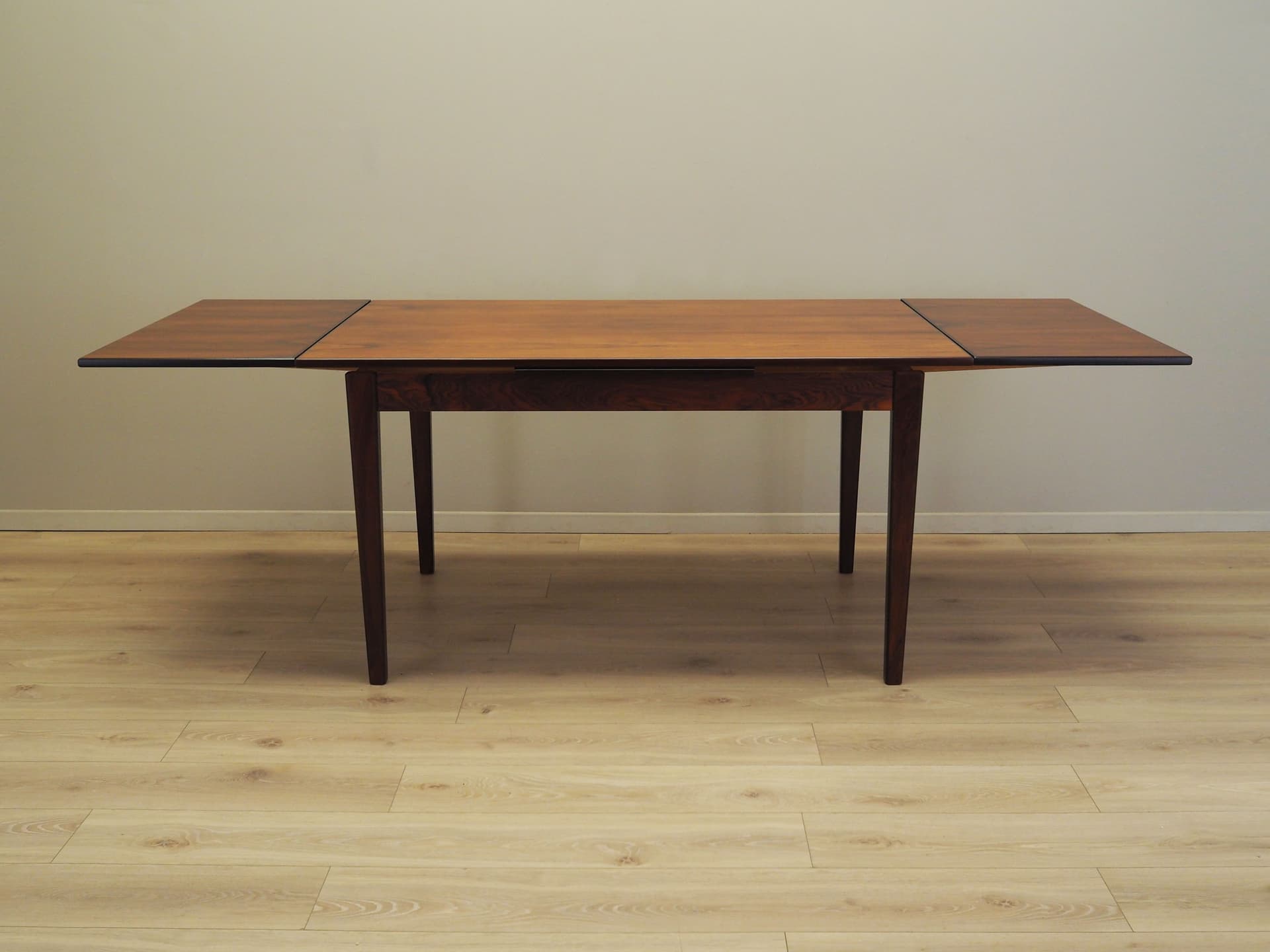 Rectangular table, brown rosewood, Denmark, 1970s. - 76940