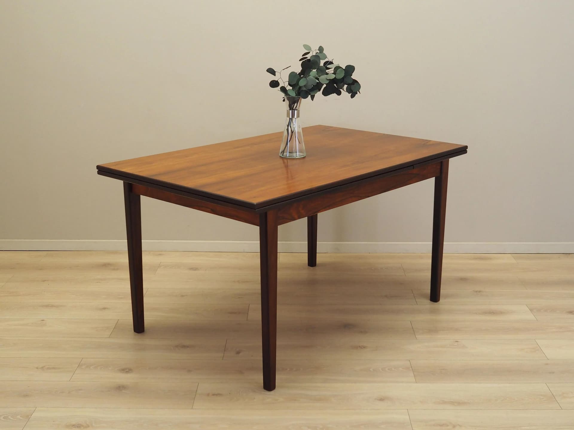 Rectangular table, brown rosewood, Denmark, 1970s. - 18260